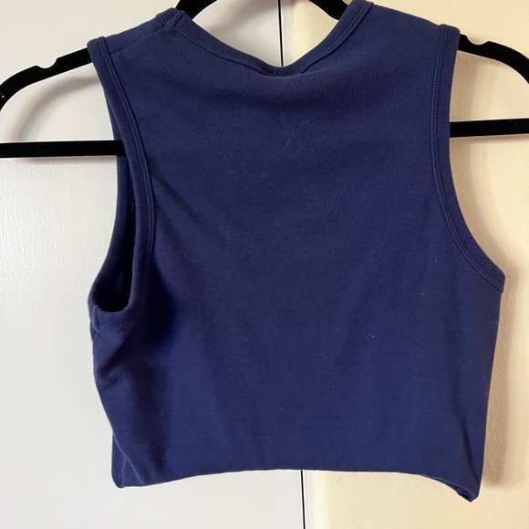 Blue Michigan Crop Top - Picture 2 of 2